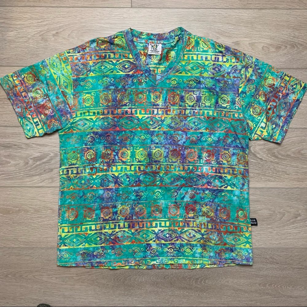 Rum Reggae Single Stitch T-Shirt Colourful Vintage Size Medium